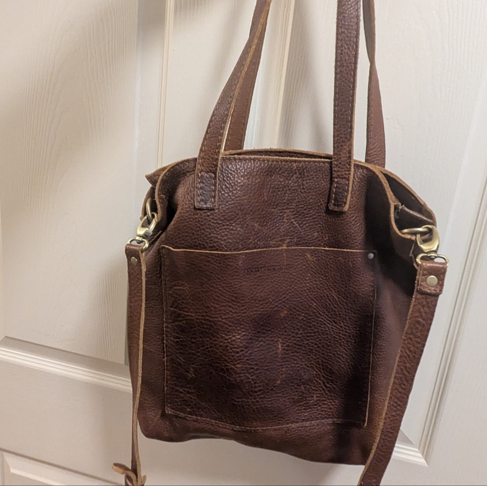 Portland leather goods Original Crossbody Tote